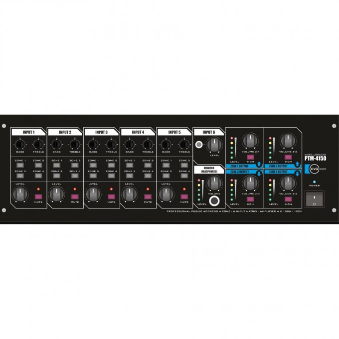 Трансляционный микшер-усилитель CVGAUDIO PTM-4150 102491